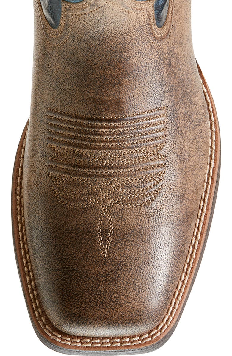 Ariat Brush Creek Western Boot, Alternate, color, Beige/ Khaki