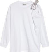 Area Crystal Knot Long Sleeve T-Shirt