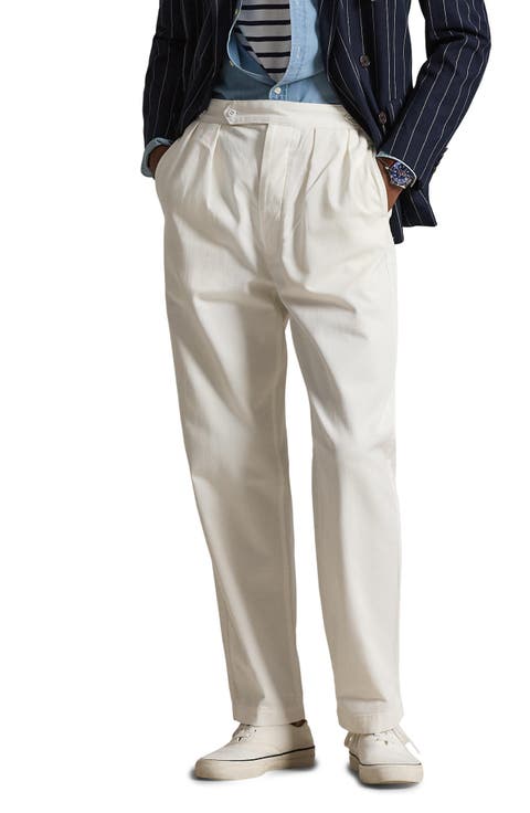 Relaxed Fit Cotton Twill Officer’s Pant