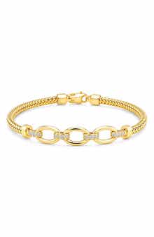Mesh & Oval Link Bracelet