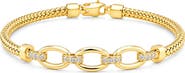MESHMERISE Mesh & Oval Link Bracelet