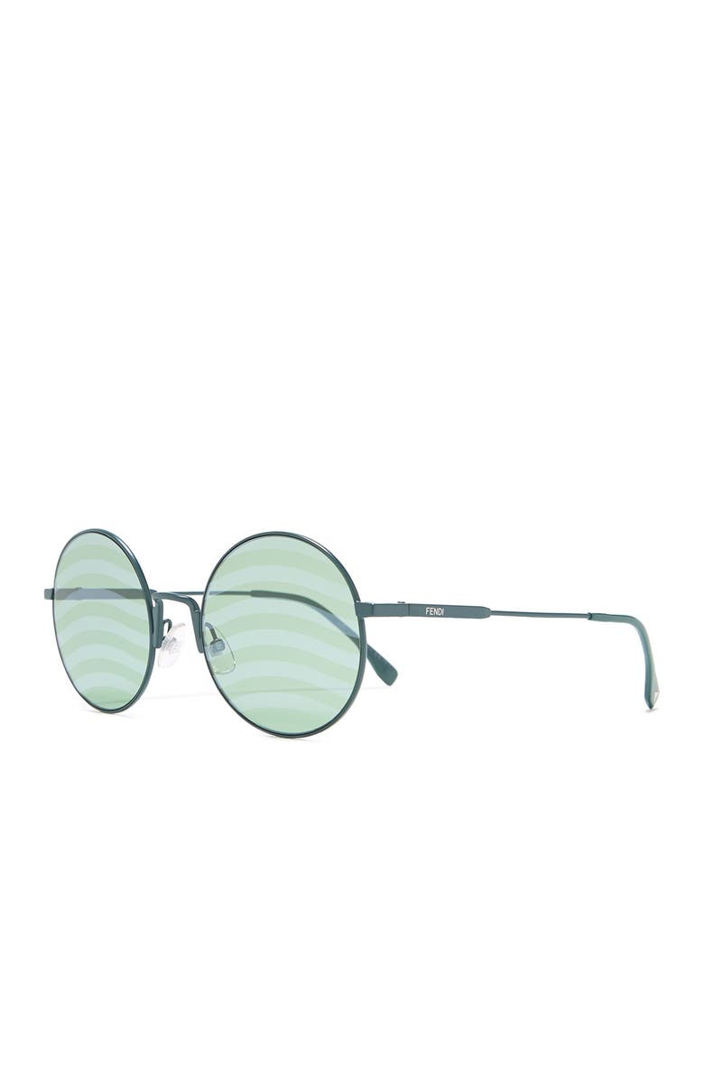 Fendi 53mm Round Sunglasses, Alternate, color,