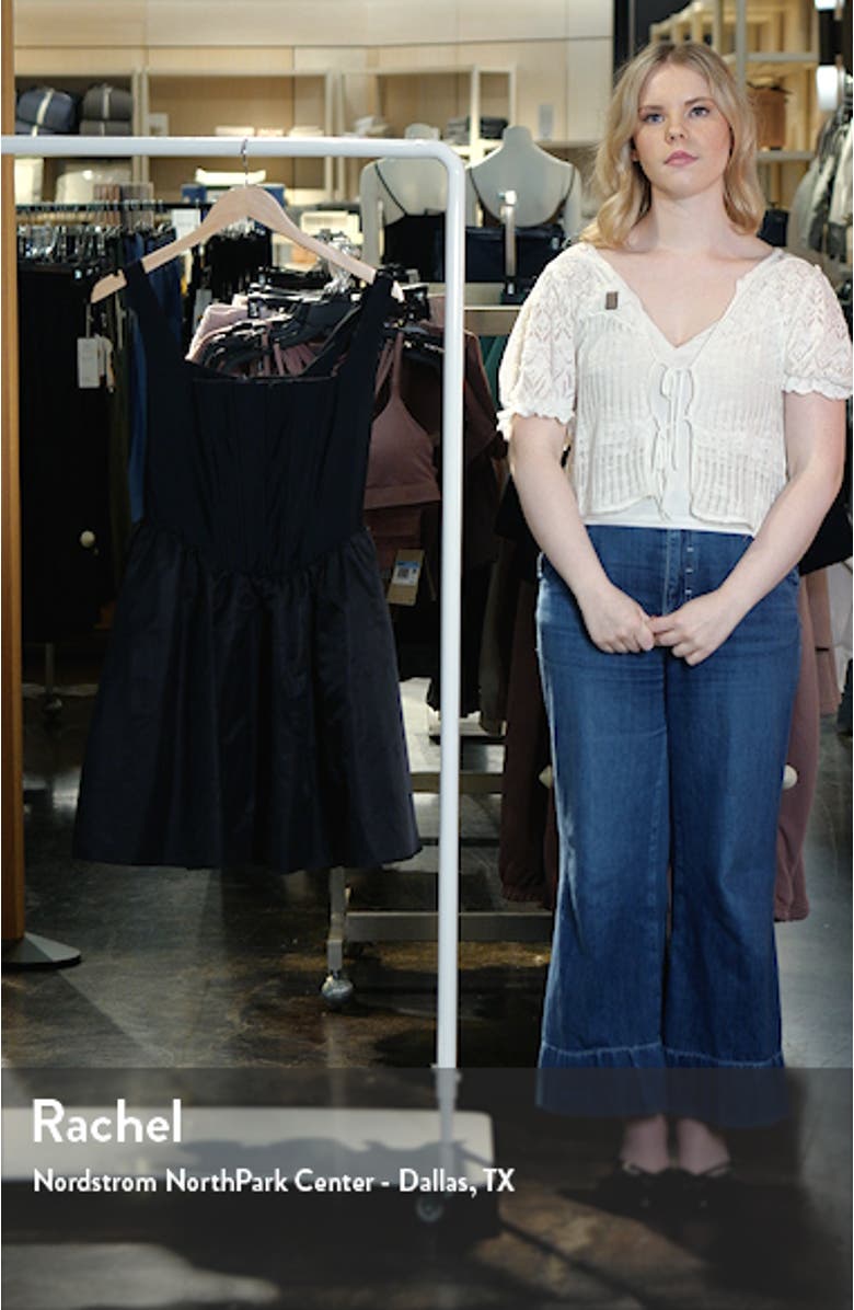 Corset Fit & Flare Minidress, sales video thumbnail