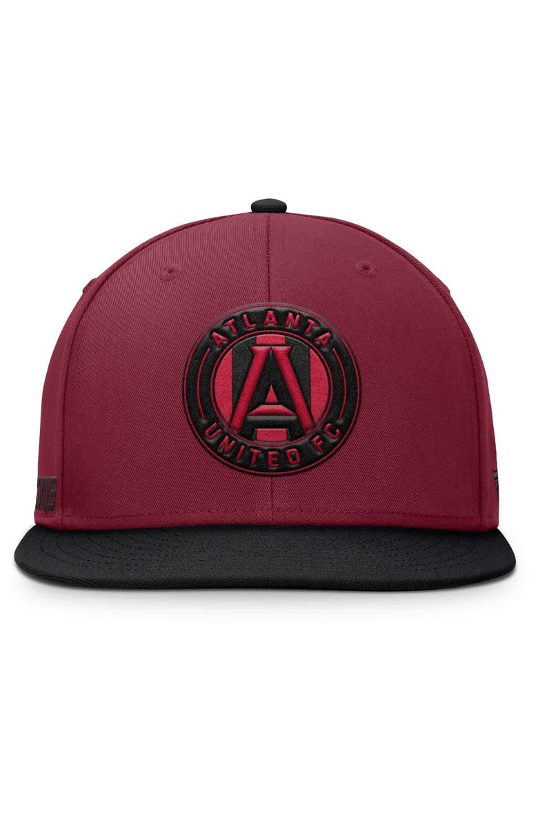 FANATICS Men's Fanatics Red Atlanta United FC Sitter Snapback Hat, Alternate, color, 