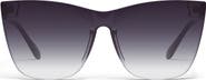 QUAY Come Thru 144mm Gradient Cat Eye Sunglasses