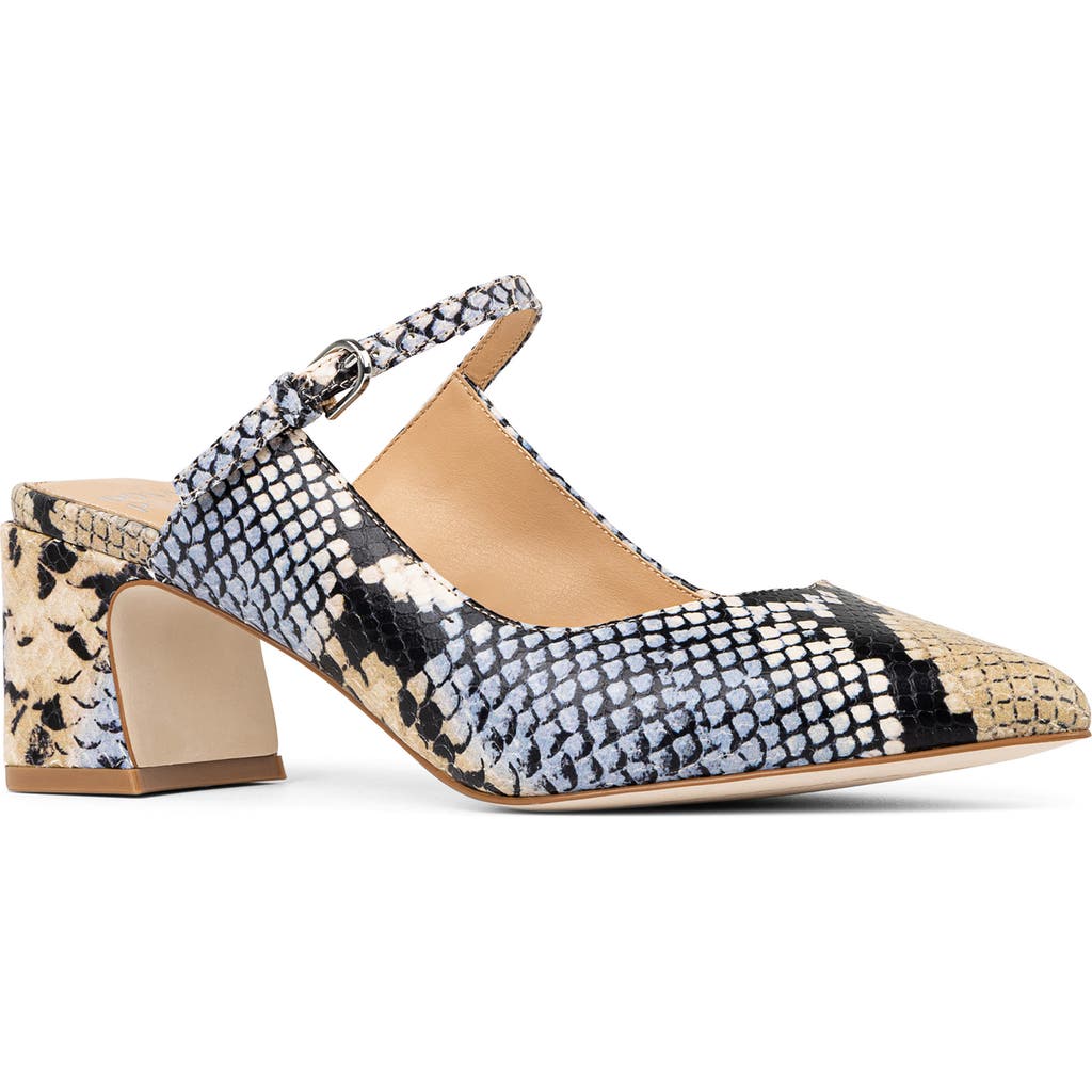 Donald Pliner Pointed Toe Mule In Denim