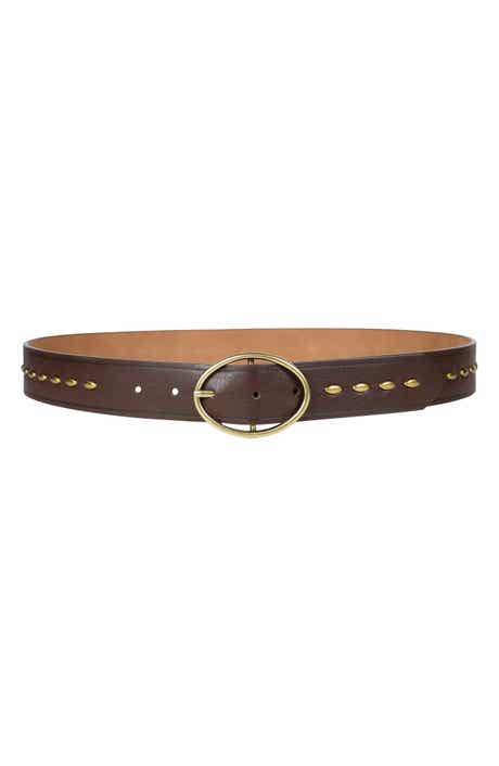 Linea Pelle Oval Studded Belt