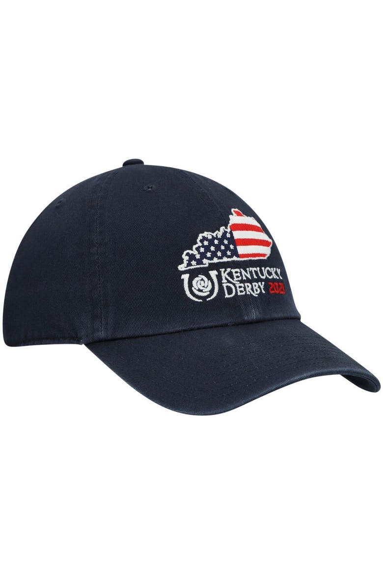 Men's '47 Navy Kentucky Derby 147 Statesman Flag Fill Adjustable Hat, Alternate, color, Navy