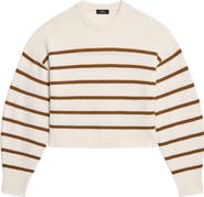 Theory Stripe Cashmere Sweater