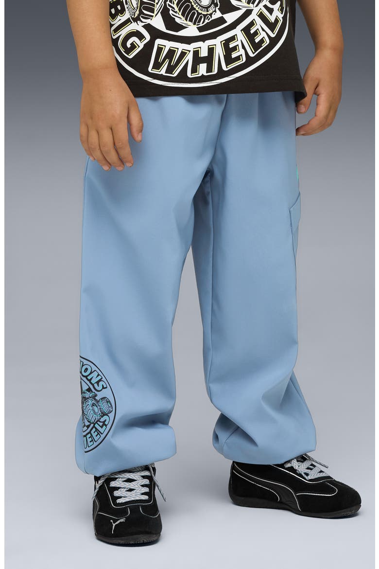 x Hot Wheels Kids' Relaxed Cargo Pants, Alternate, color, COOL BLUE