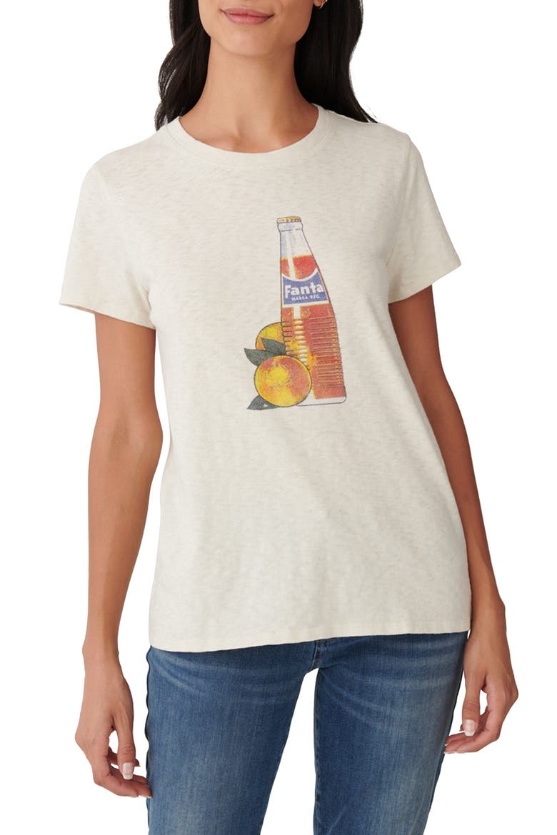 Fanta Bottle Cotton Graphic Tee, Main, color, SILVER BIRCH