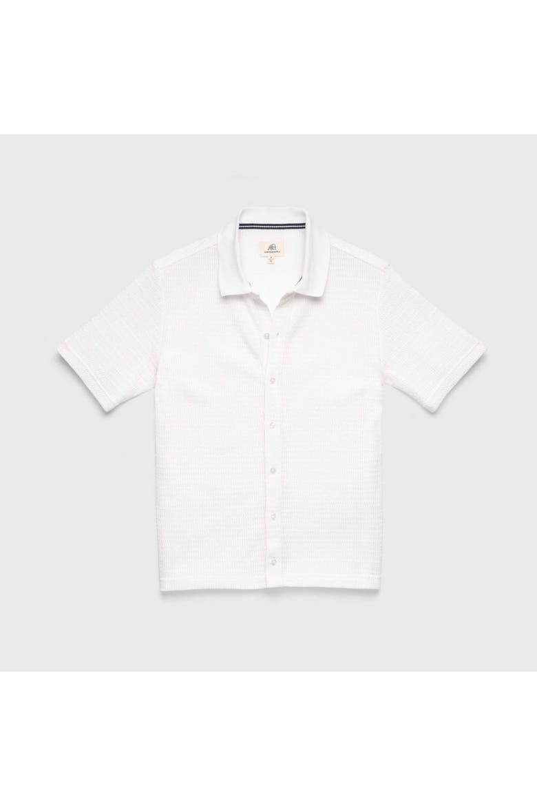Bryson Knit Sweater Shirt, Main, color, Brilliant White