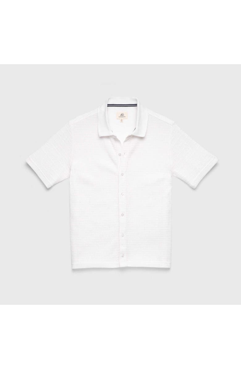 Surfside Supply Co. Bryson Knit Sweater Shirt, Main, color, Brilliant White