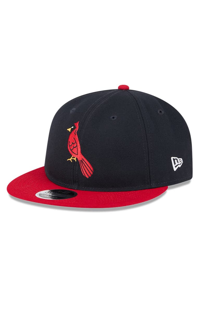 New Era Men's New Era Navy/Red St. Louis Cardinals Baseball Hall of Fame Retro Crown 9FIFTY Adjustable Hat, Alternate, color, Navy