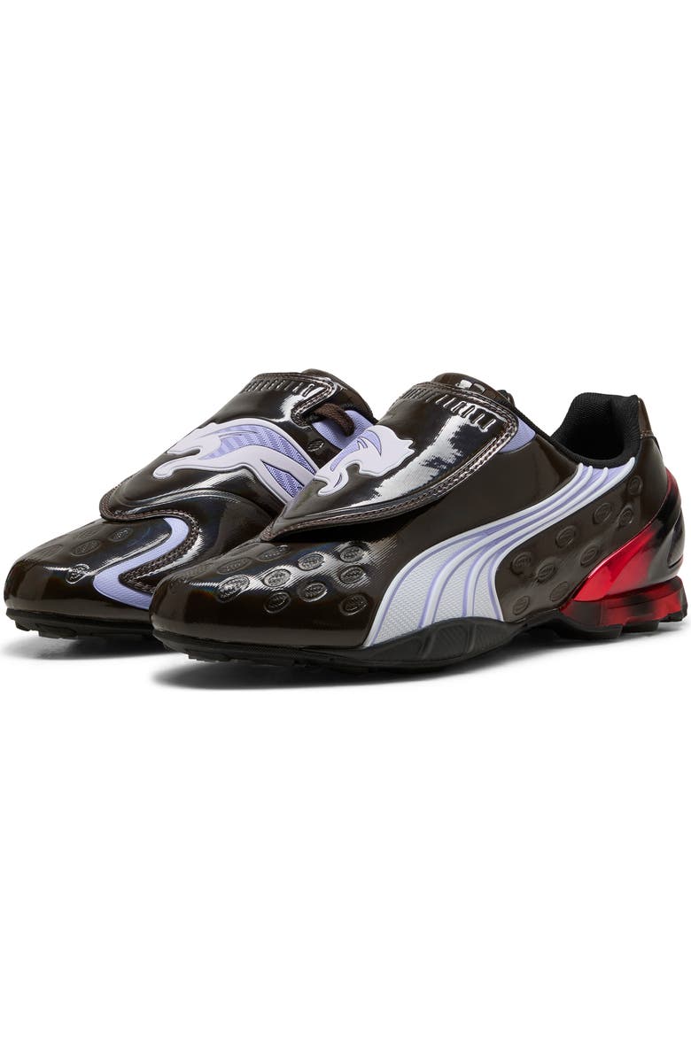 PUMA V-S1 Contact Sneaker, Main, color, Bitter Chocolate/ Vivid Violet