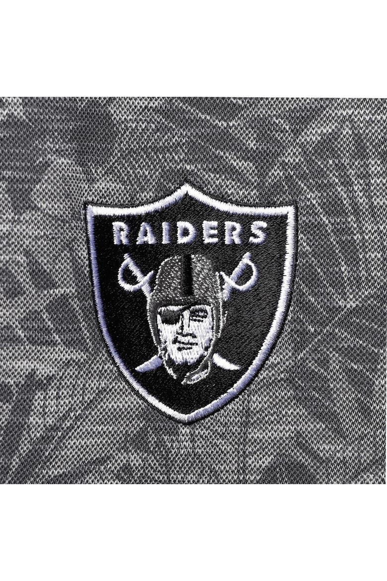 Men's Tommy Bahama Black Las Vegas Raiders Sport Palmetto Palms Polo, Alternate, color, Black