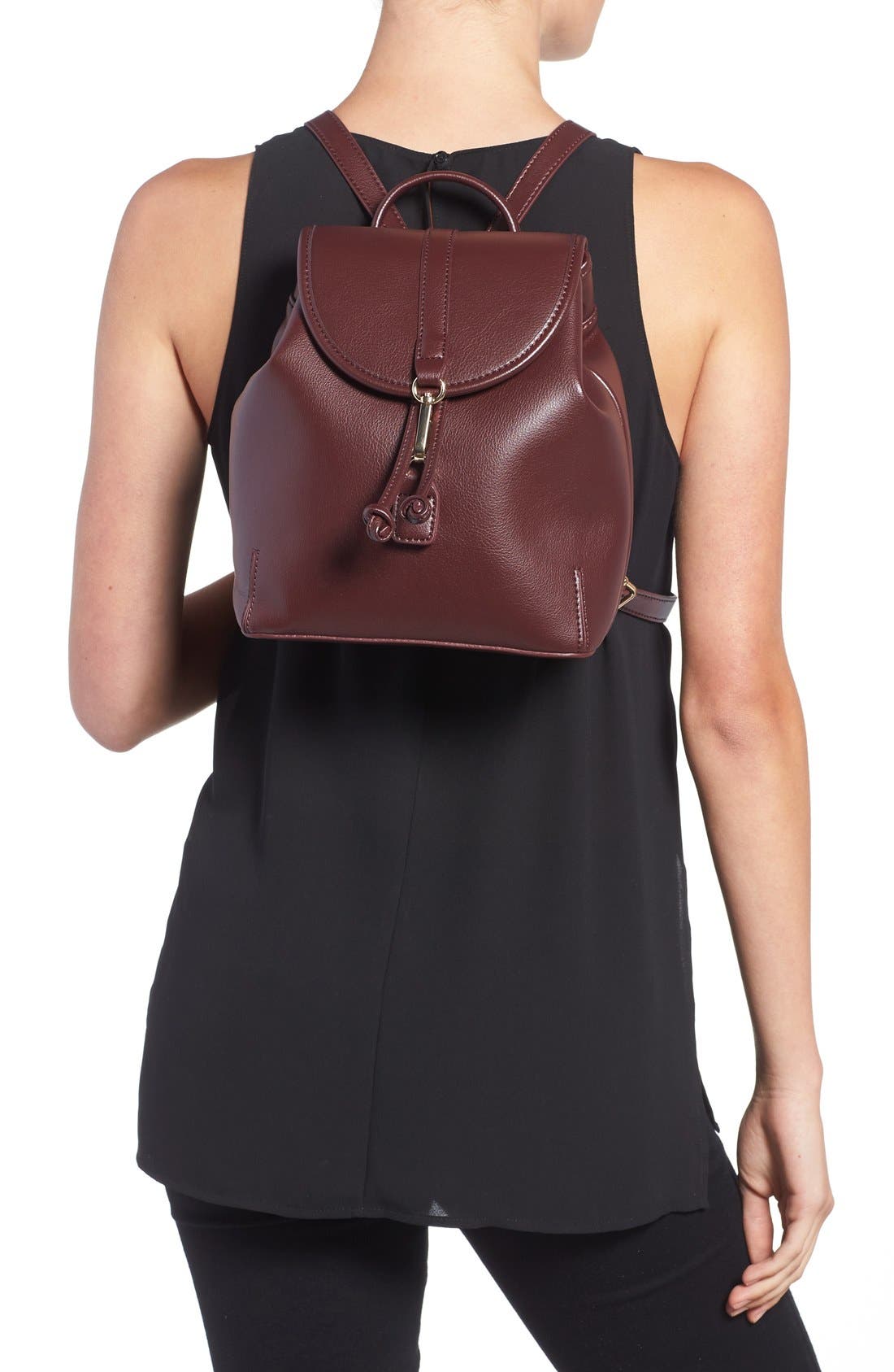 'Kylie' Backpack, Alternate, color, OXBLOOD