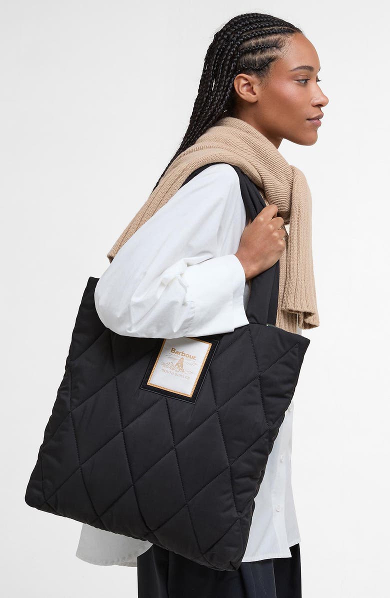 Barbour Mariah Diamond Quilted Tote Bag, Alternate, color,