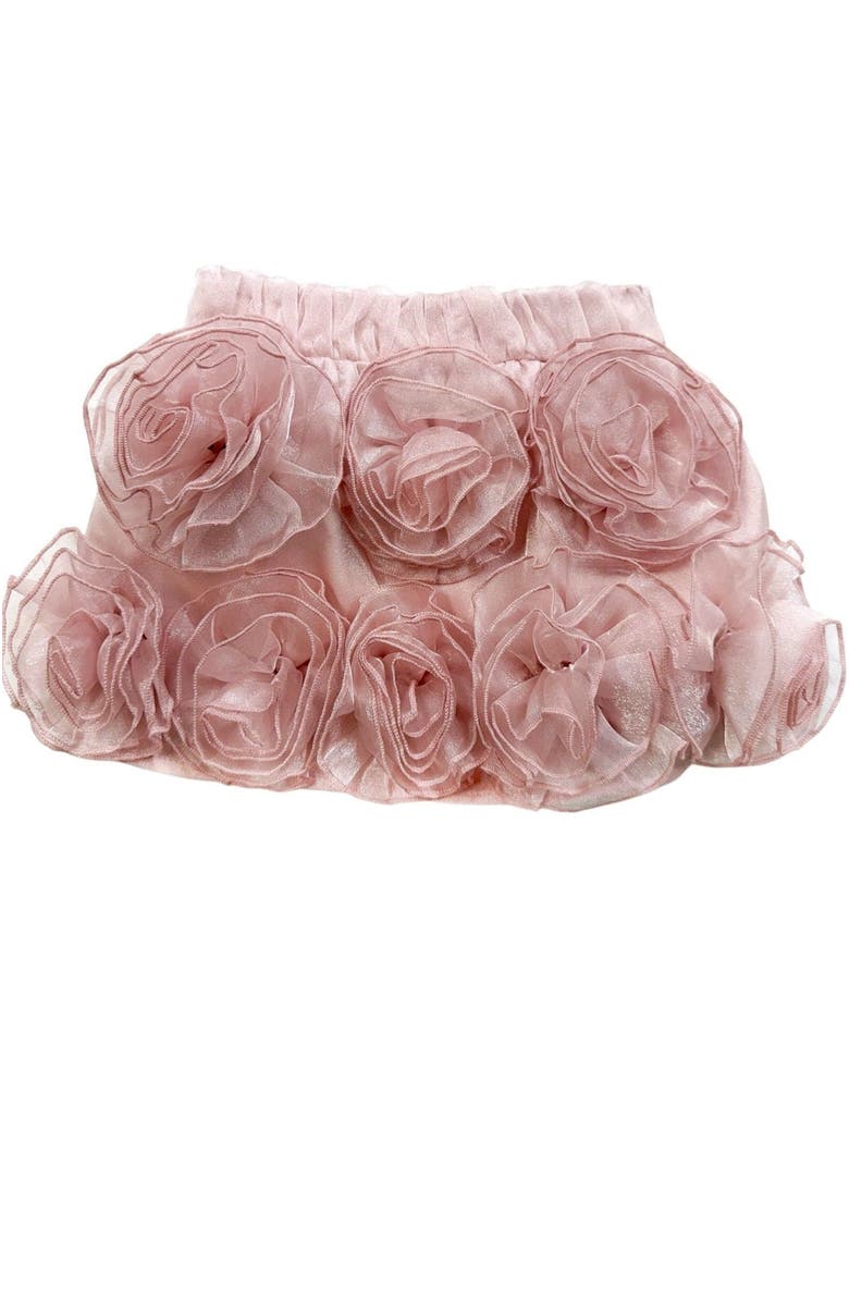 Petite Maison Kids Vivian Dusty Pink Organza Skirt, Main, color, Pink