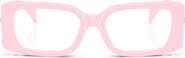 Versace 53mm Rectangular Optical Glasses