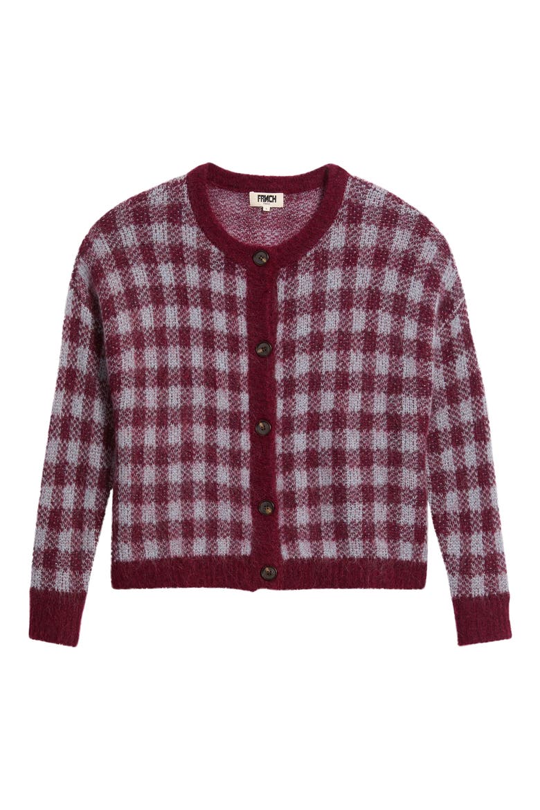 Aomori Cardigan, Alternate, color, BORDEAUX