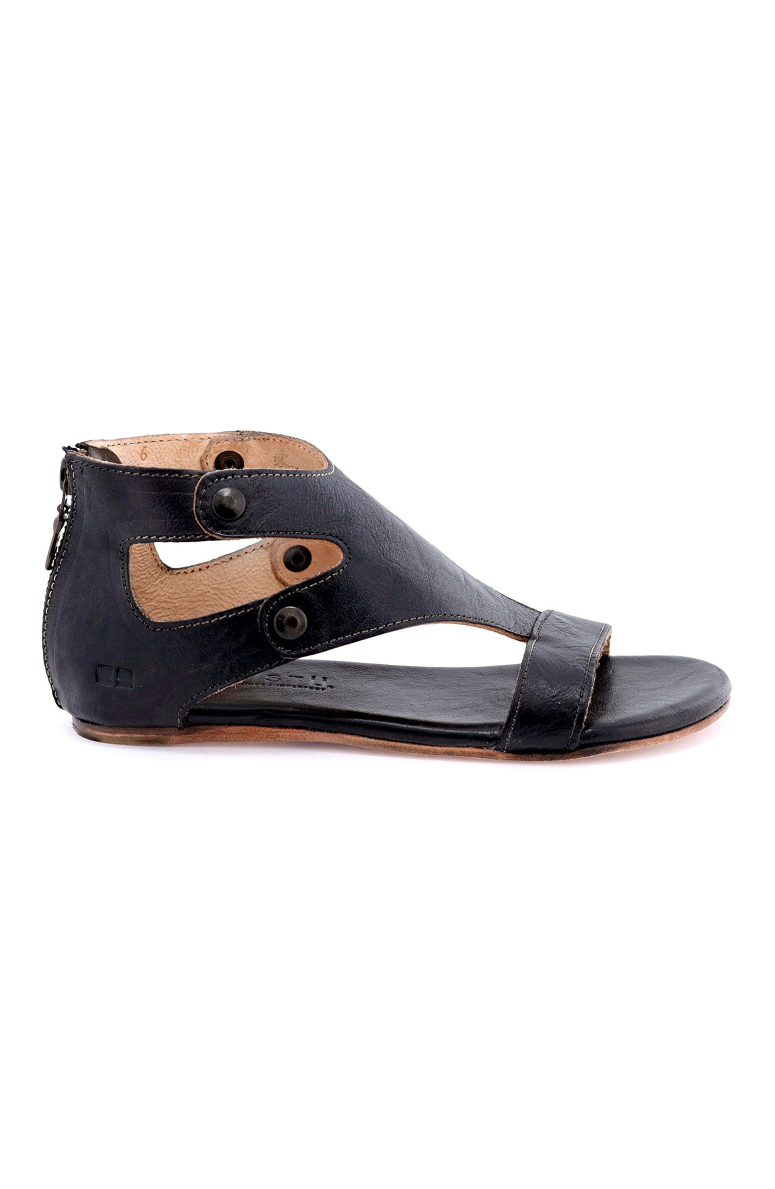 Bed Stu Soto Modern Flat Sandal, Alternate, color, Black Rustic