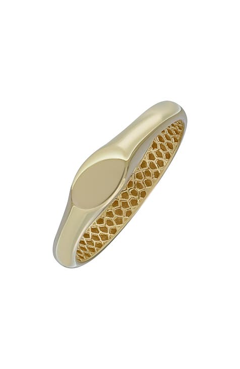 14K Gold Band Ring (Nordstrom Exclusive)