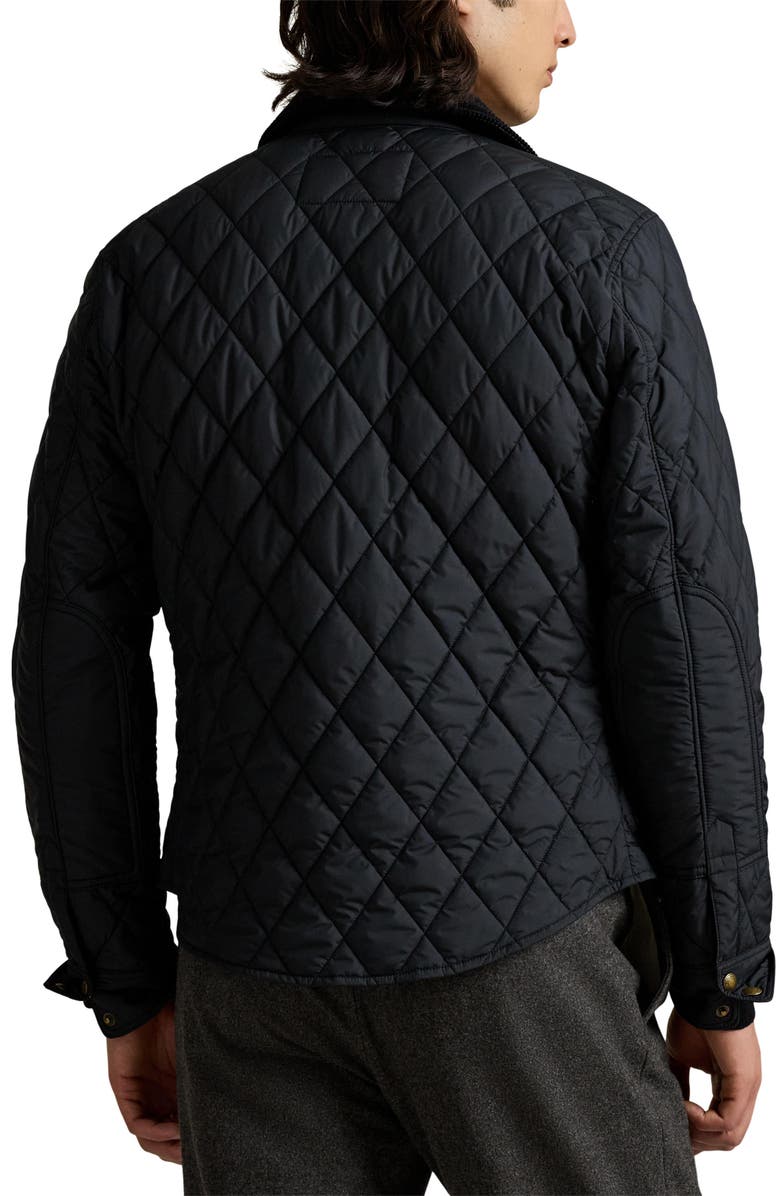 Polo Ralph Lauren The Beaton Quilted Water-Repellent Shirt Jacket, Alternate, color, Polo Black