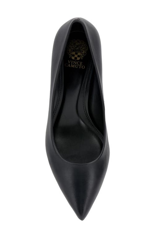 Vince Camuto Kehlia Pointed Toe Pump In Black Deluxe Nappa Le