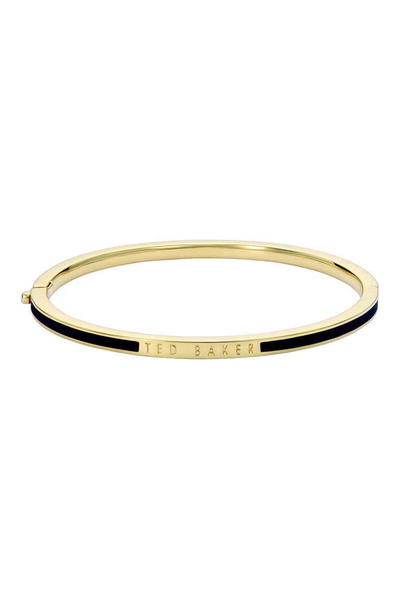 Rolo Classic Color Hinge Bracelet, Alternate, color, GOLD/BLACK