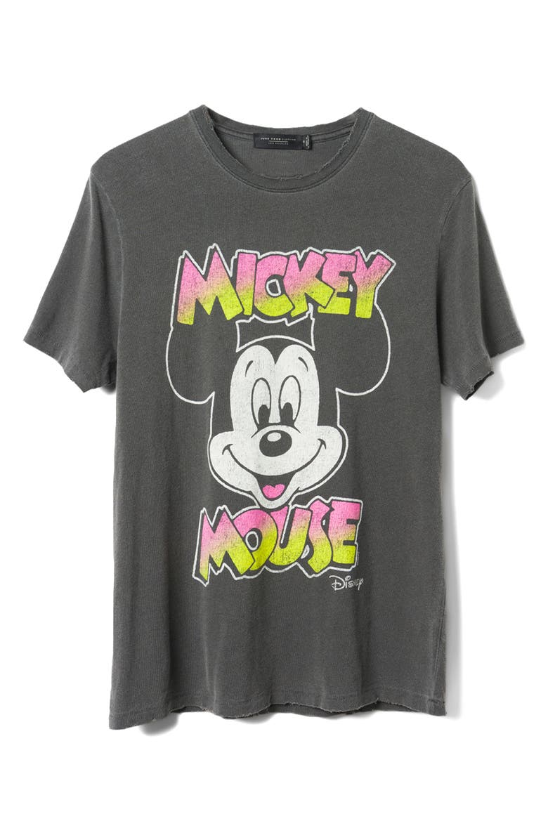 Junk Food x Disney Retro Mickey Distressed Cotton Graphic T-Shirt, Main, color, 
