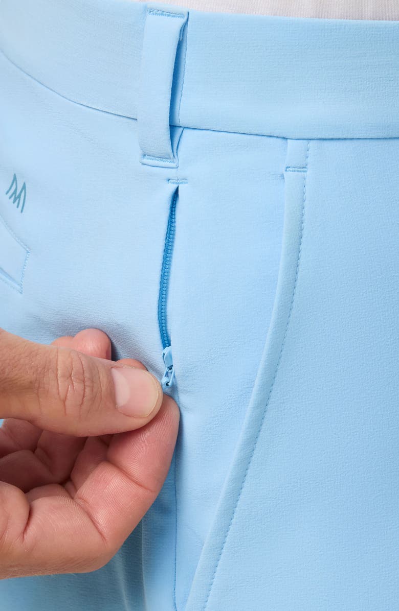 Mizzen+Main Helmsman Flat Front Performance Golf Shorts, Alternate, color, 