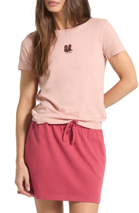 Two Boots Crewneck Cotton T-Shirt
