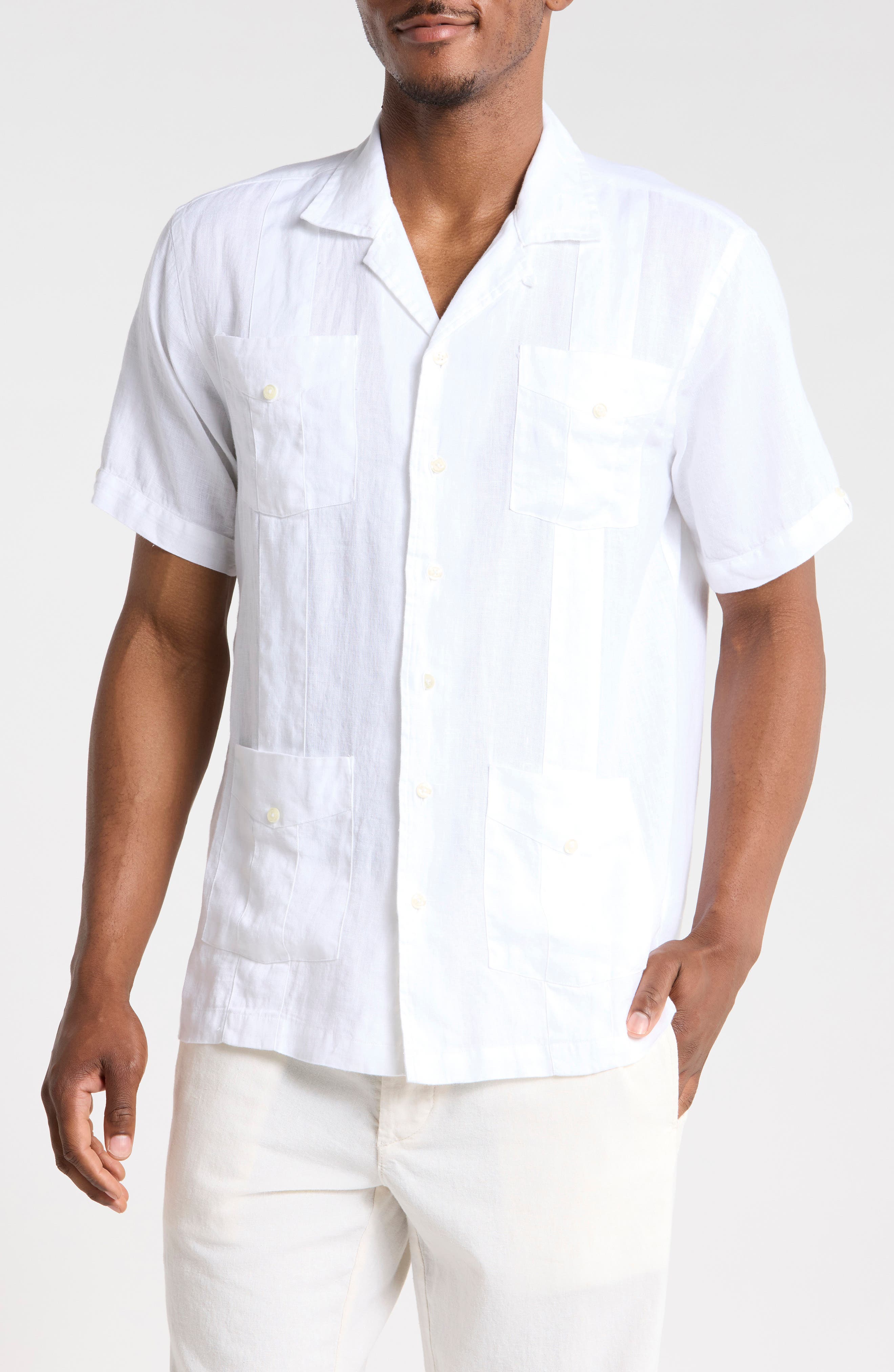 Linen Guayabera Shirt