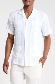 Brooks Brothers Linen Guayabera Shirt
