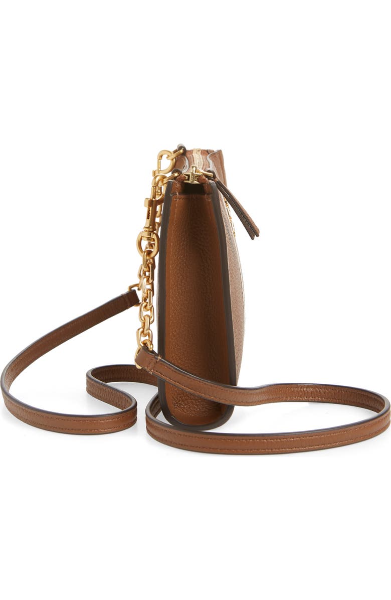 Tory Burch Carson Stripe Leather Crossbody Bag, Alternate, color,