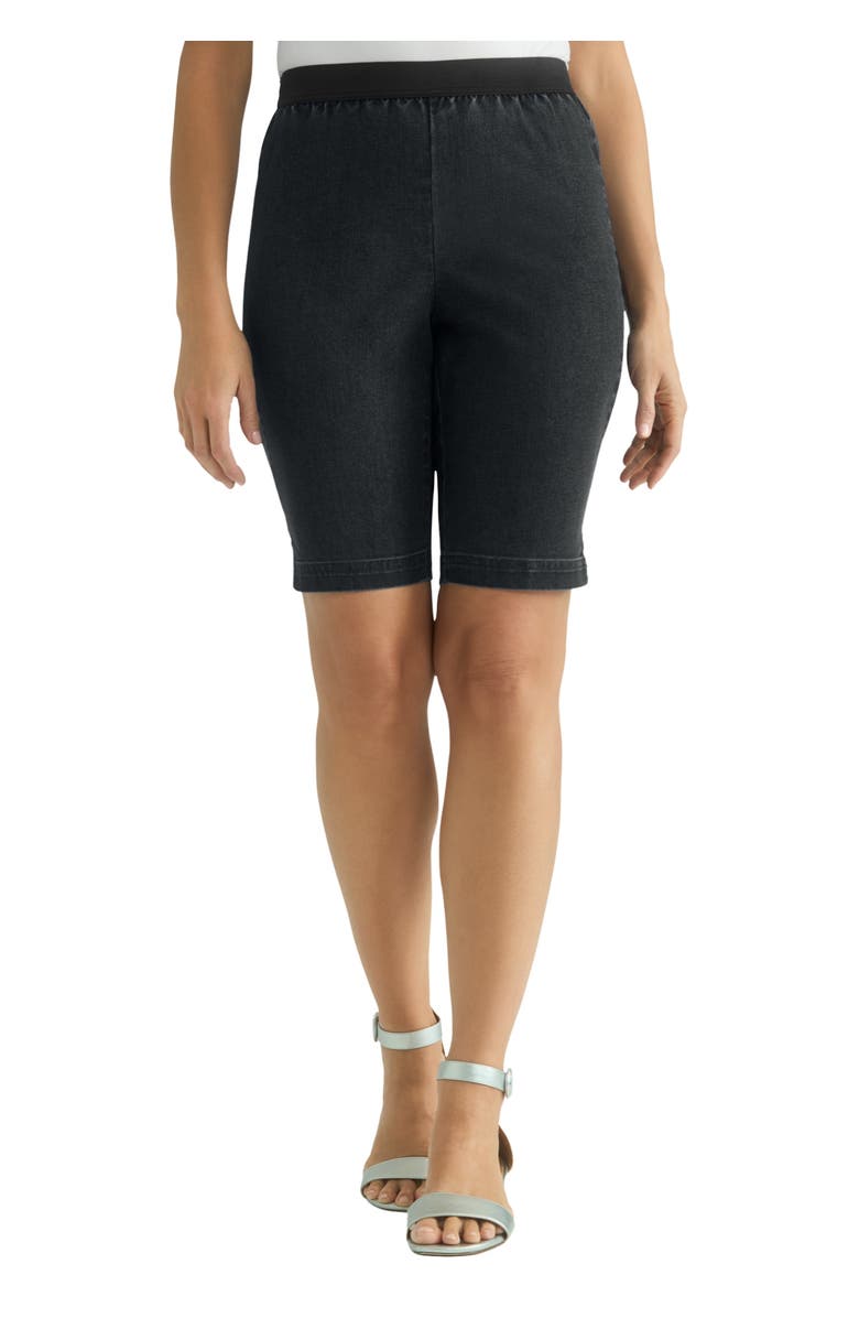 Jessica London Jegging Bike Short, Main, color, Black