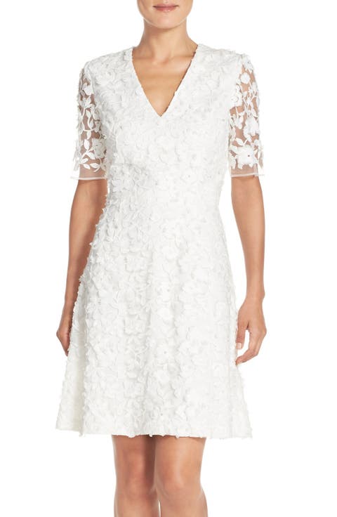 【海外限定】AdriannaPapell ドレス☆White Structured Cape She Buy Adrianna Papell White Structured Cape Sheath Dress from