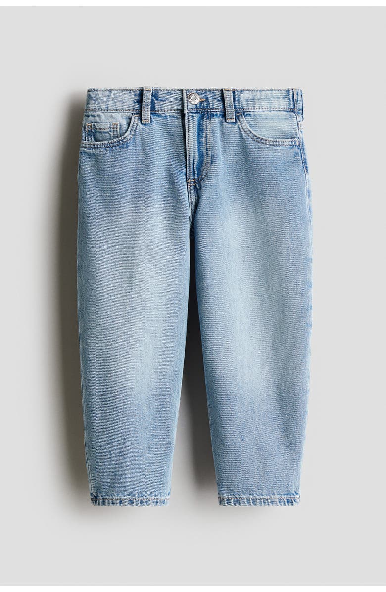 H&M Loose-fit Barrel Jeans, Main, color, Light Denim Blue