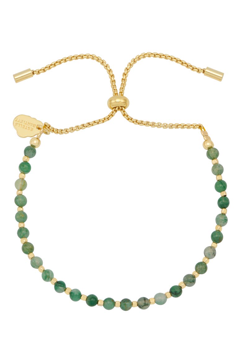 Amelia Beaded Bracelet, Alternate, color, GREEN/GOLD