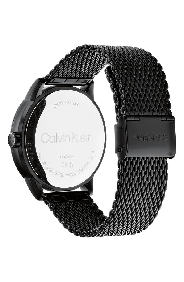 Calvin Klein CK Brave Mesh Strap Watch, 43mm, Alternate, color,
