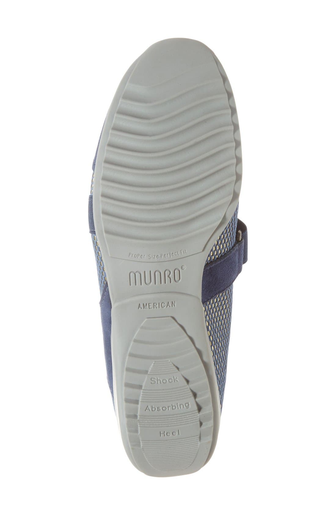'Zip' Mary Jane Flat, Alternate, color, BLUE COMBO