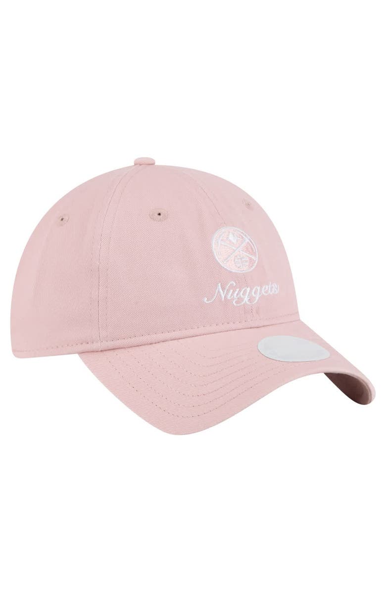 New Era Women's New Era Pink Denver Nuggets Gameday Preppy 9TWENTY Adjustable Hat, Alternate, color, Pink