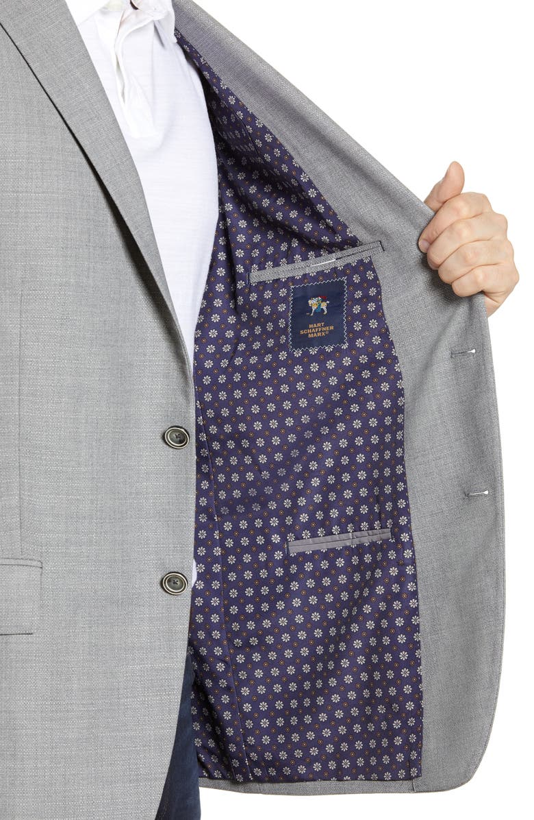 Hart Schaffner Marx New York Fit Solid Wool Blazer, Alternate, color, 