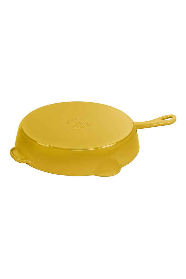 8.5-Inch Enameled Cast Iron Traditional Deep Skillet, Alternate, color, CITRON