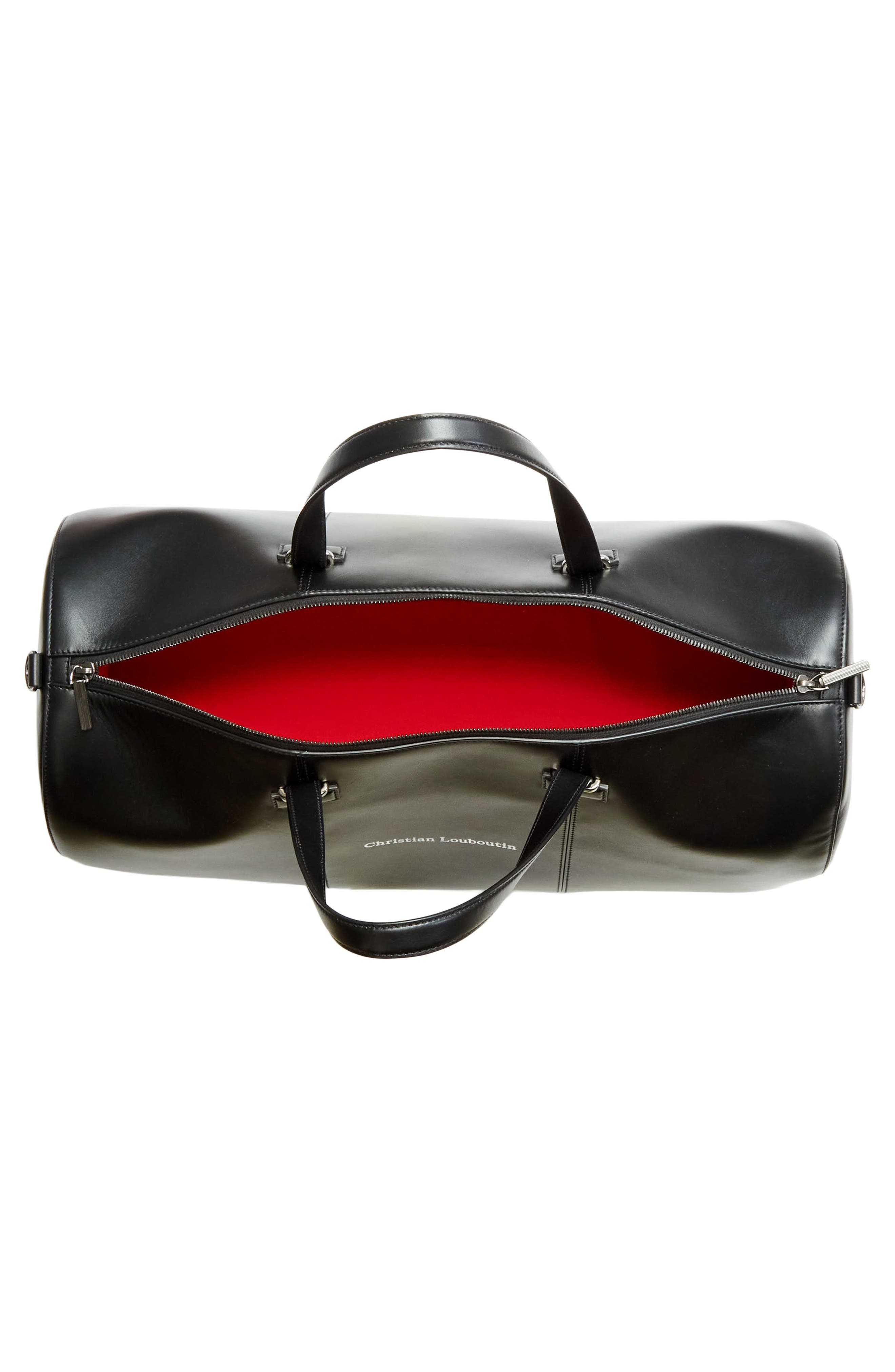 Tactical Leather Duffle Bag, Alternate, color, BK01 - BLACK