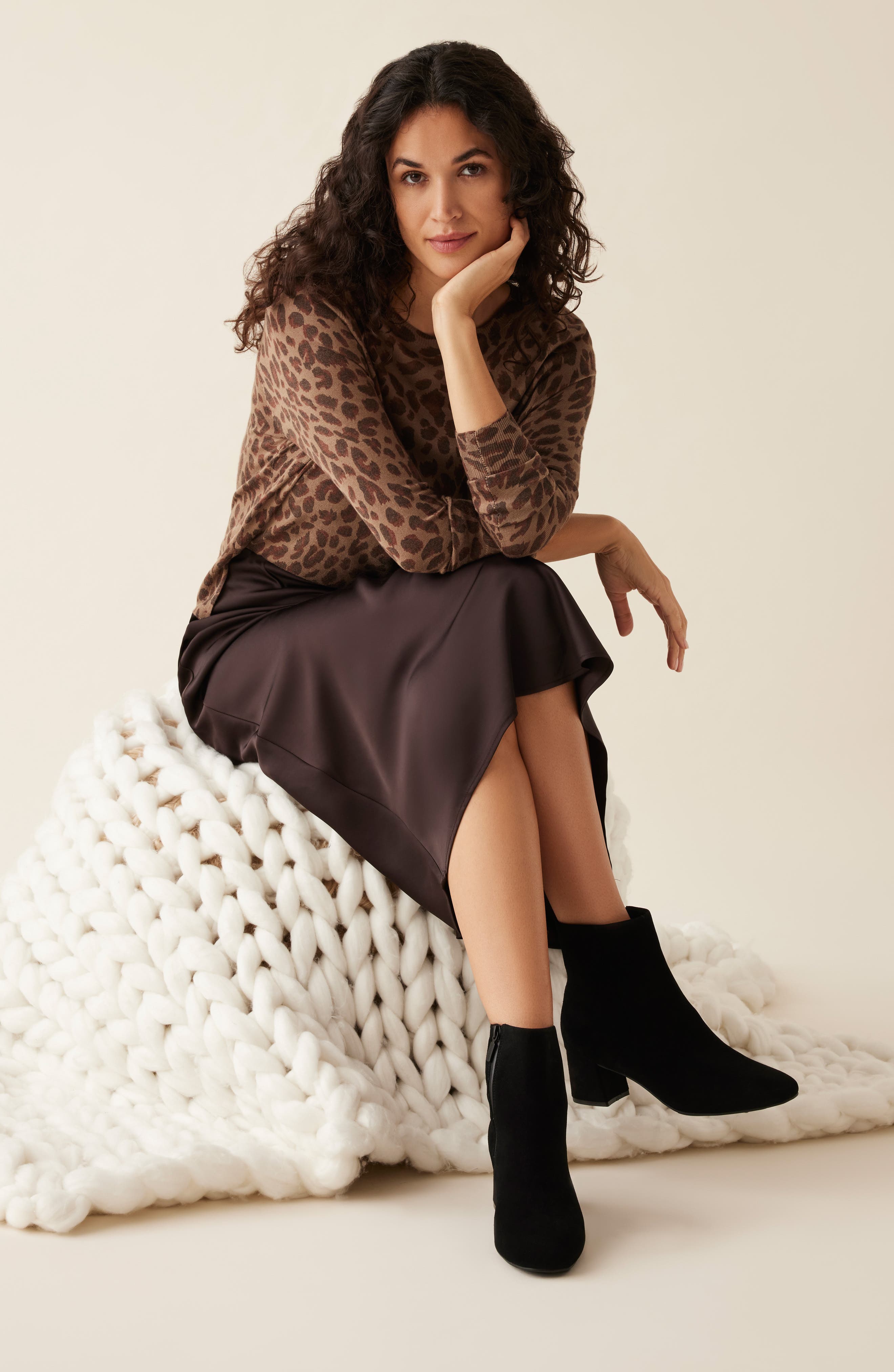 Blondo Alida Waterproof Bootie, Alternate, color, Black Suede