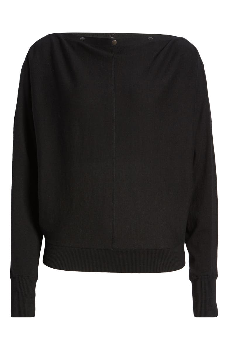 AllSaints Elle Sweater, Alternate, color, Blackdnu