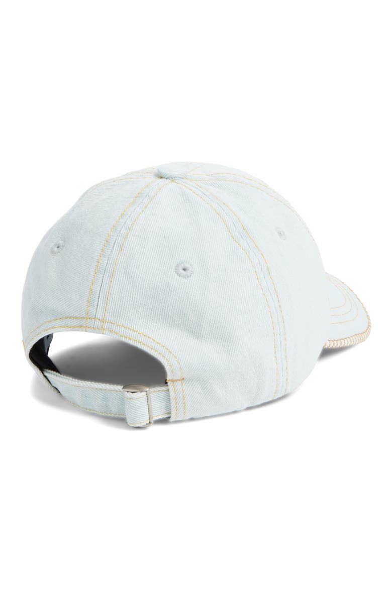 Denim Adjustable Baseball Cap, Alternate, color, LIGHT WASH