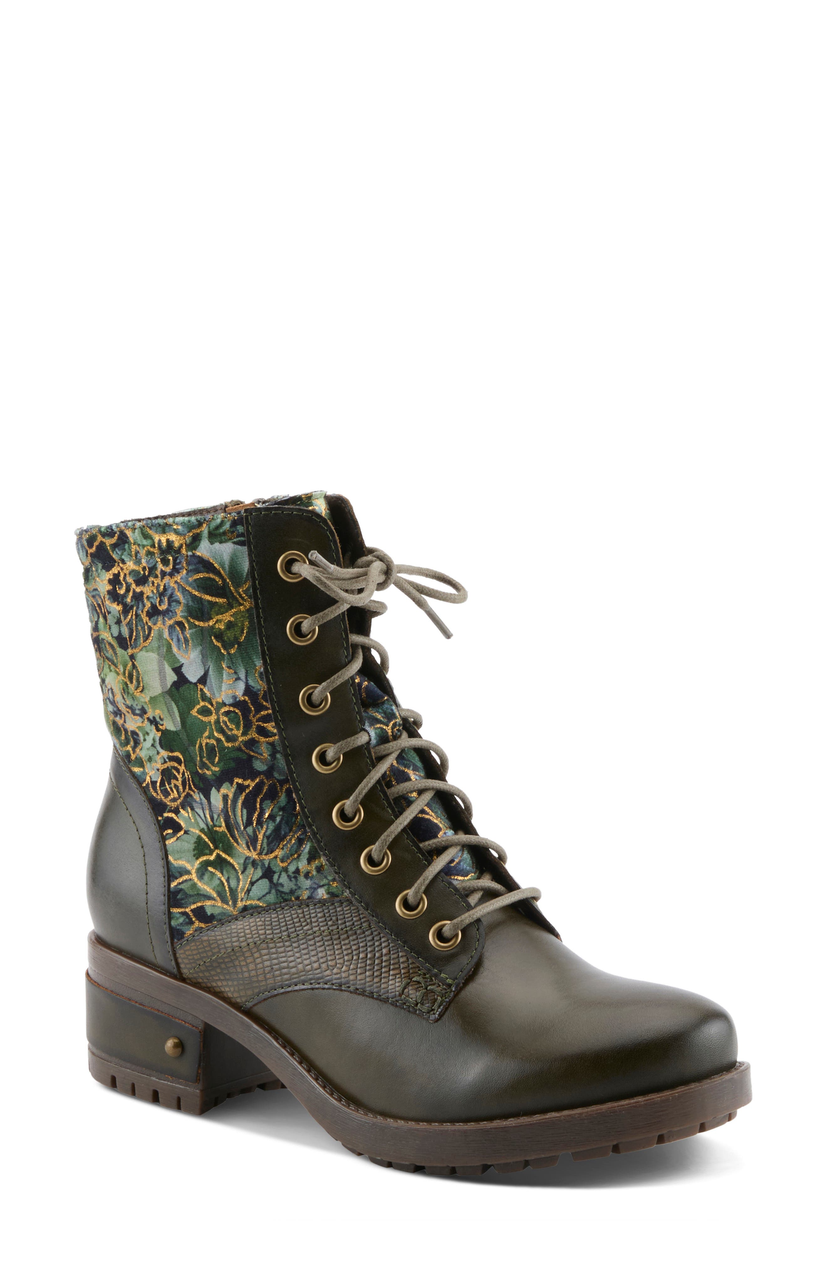 Marty-Flow Bootie, Main, color, OLIVE MULTI
